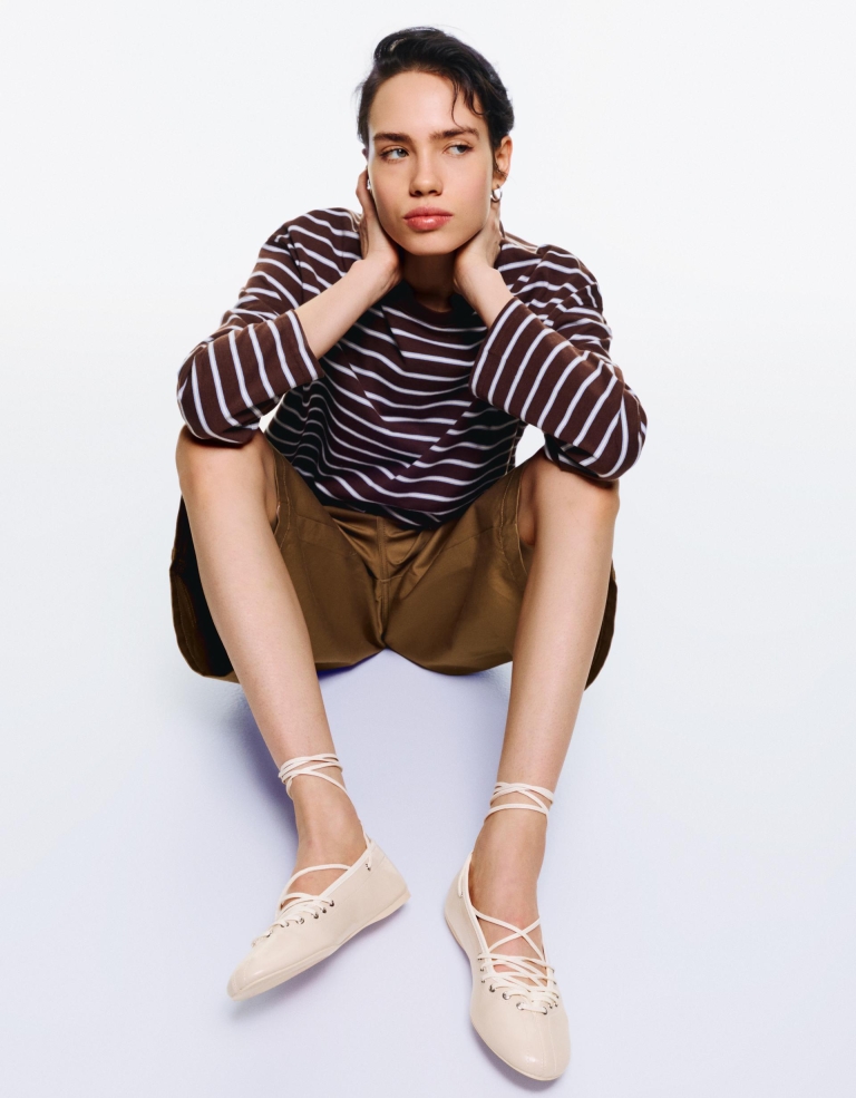 Balerinke s vezicama Bershka