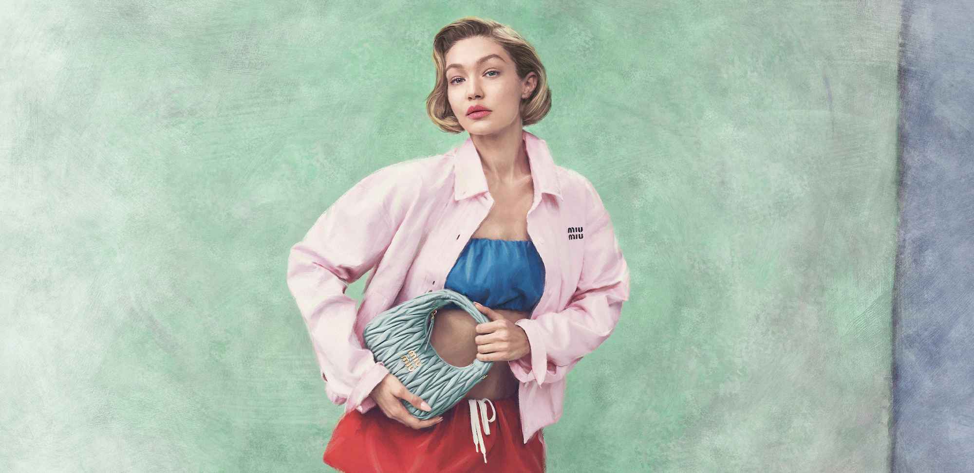 Miu Miu gigi hadid kampanja