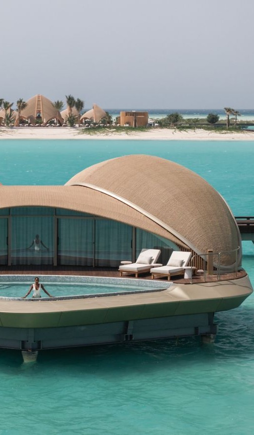 Resort u kojem se nalaze vile u obliku školjki proglašen najboljim novim luksuznim hotelom