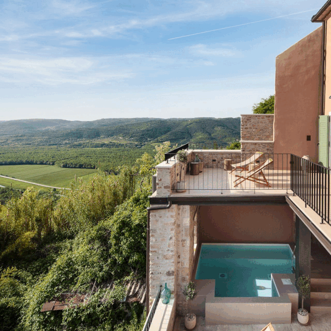 Interijer mjeseca: Casa Borgo Ventidue motovunski je biser s pogledom na bajkovit krajolik