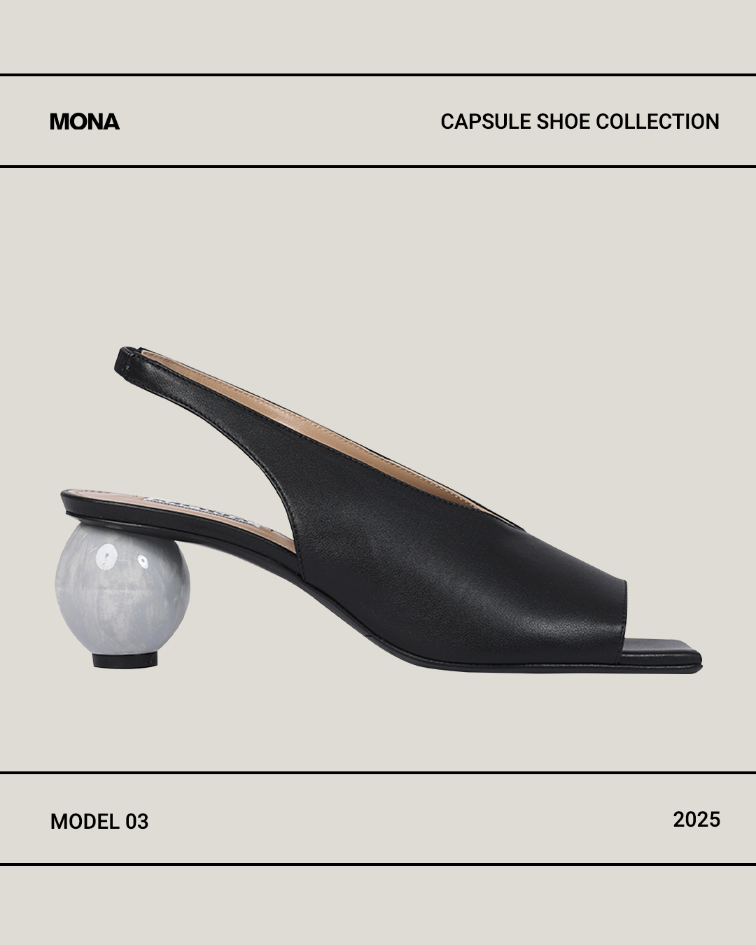 Mona nova kolekcija capsule cipela na petu