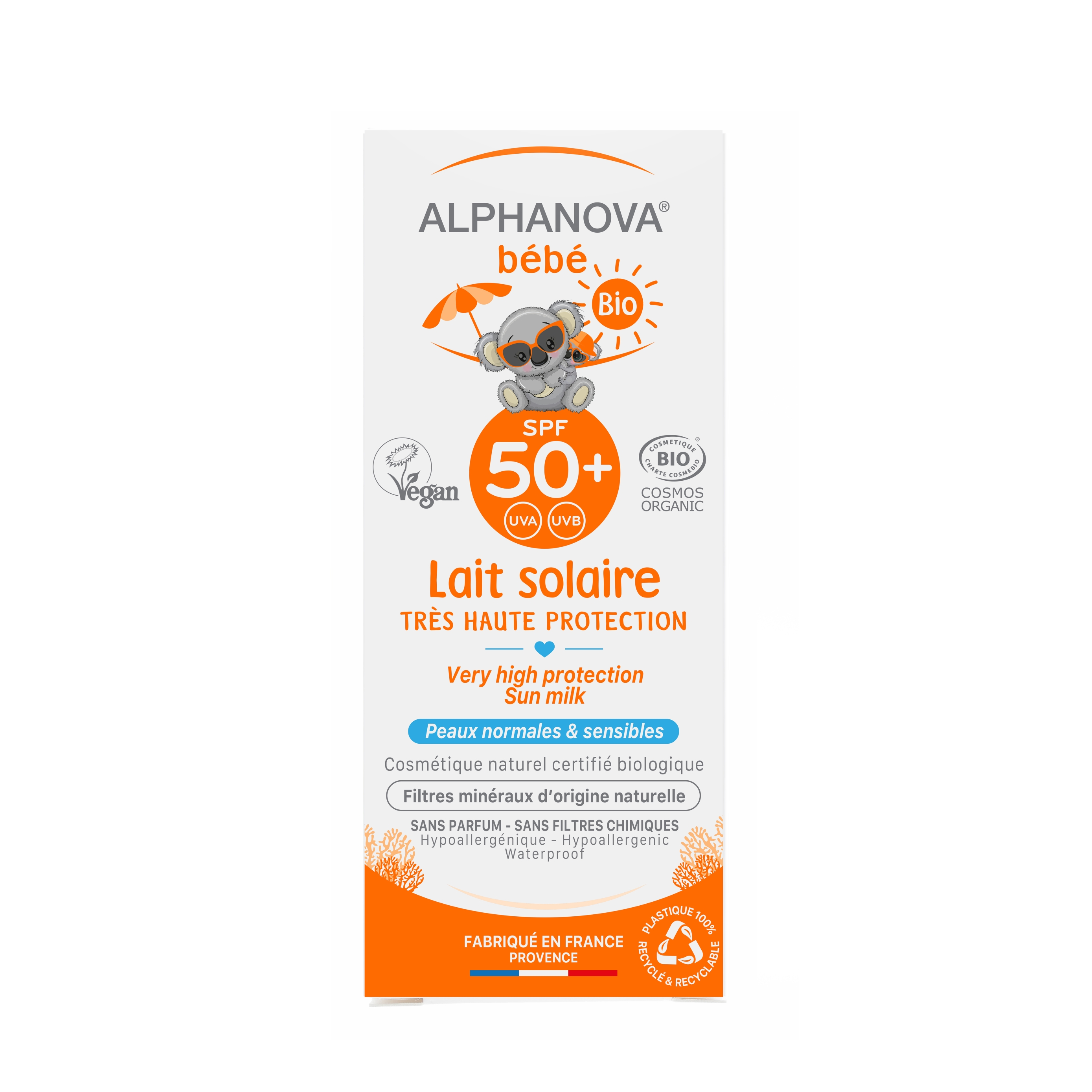 447886 ALPHANOVA BABY SUN KREMA SPF50+ 50G