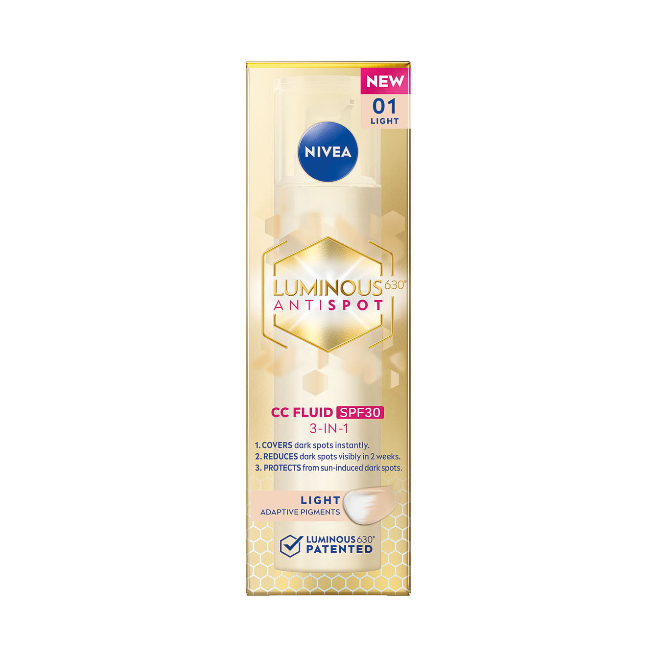492702 NIVEA LUMI. CC FLUID SPF30 LIGHT 40ML