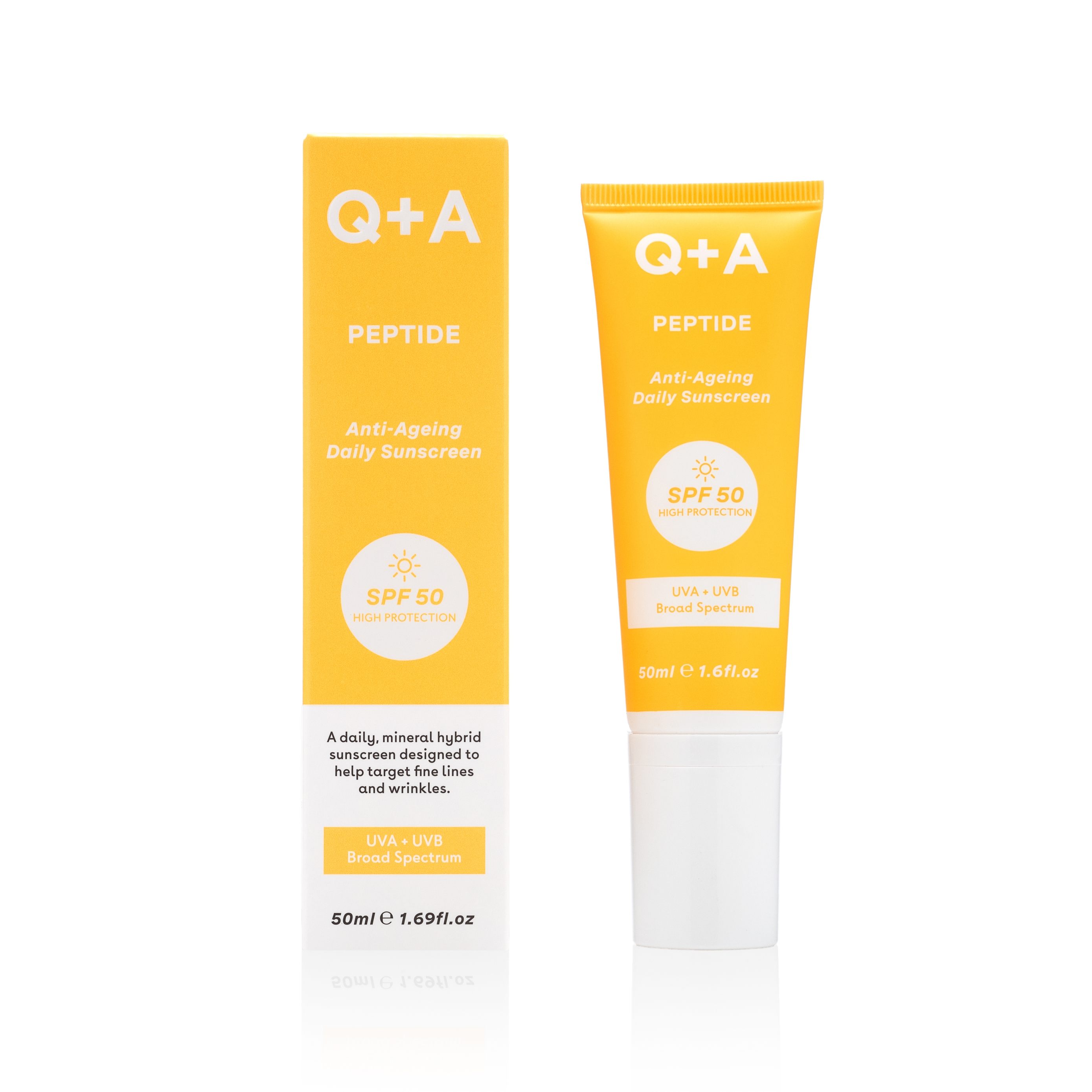 493913 Q+A PEPTIDI SPF50 KREMA ZA LICE 50 ML