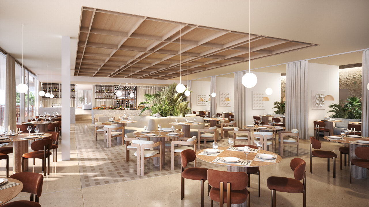 Arba Resort, Valamar Collection_V level restaurant_03_CGI