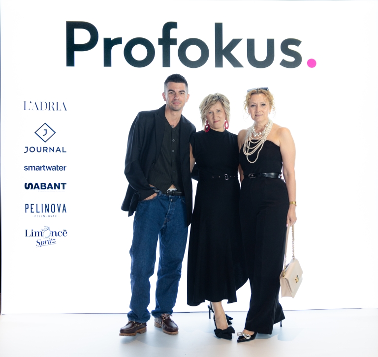 Marko Šabarić i mentorice Profokusa (Andreja Dandić i Lidija Marošević)