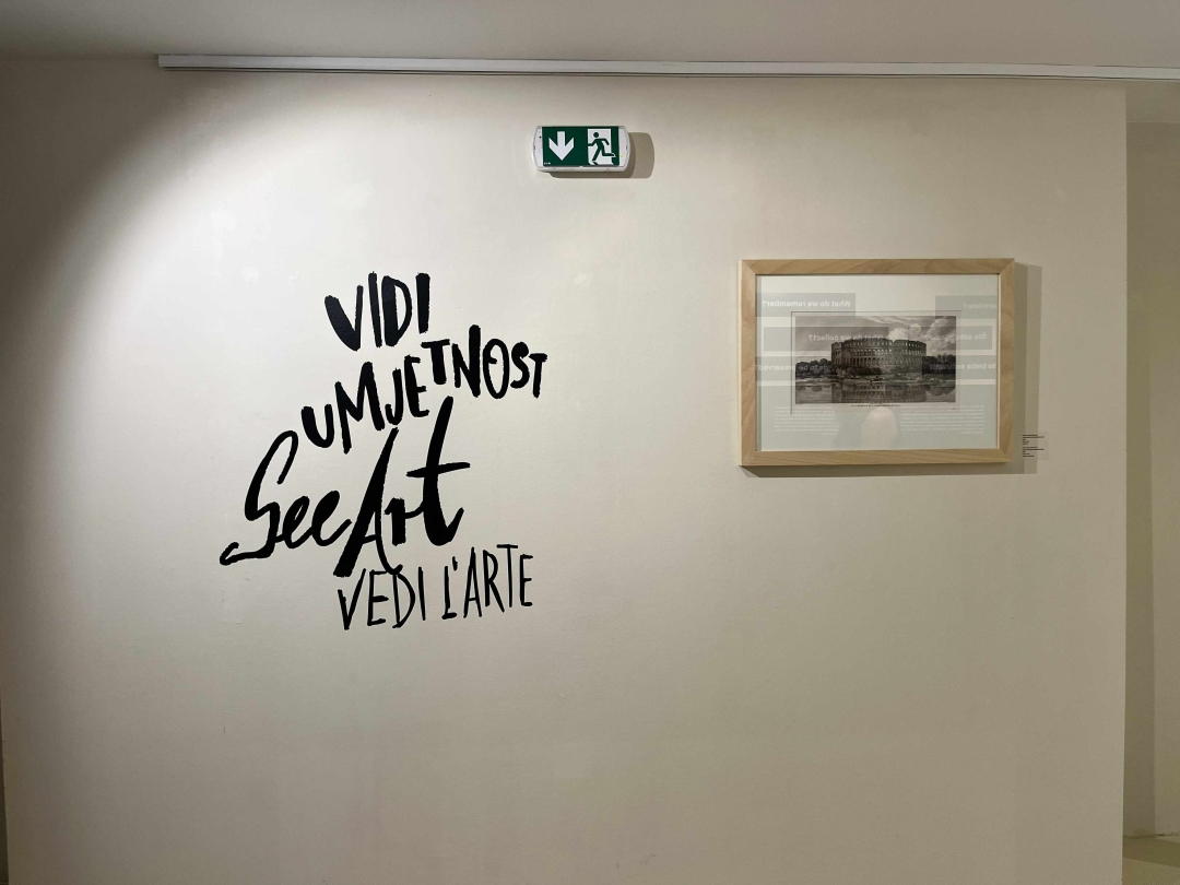 Postav izložbe Vidi umjetnost - umjetnost promjene, Vedi l'arte - l'arte del cambiamento