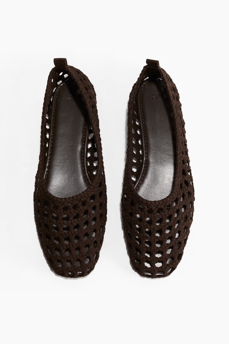 crochet balerinke H&M
