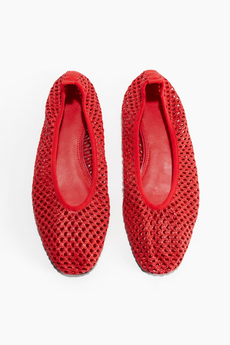 crochet balerinke H&M