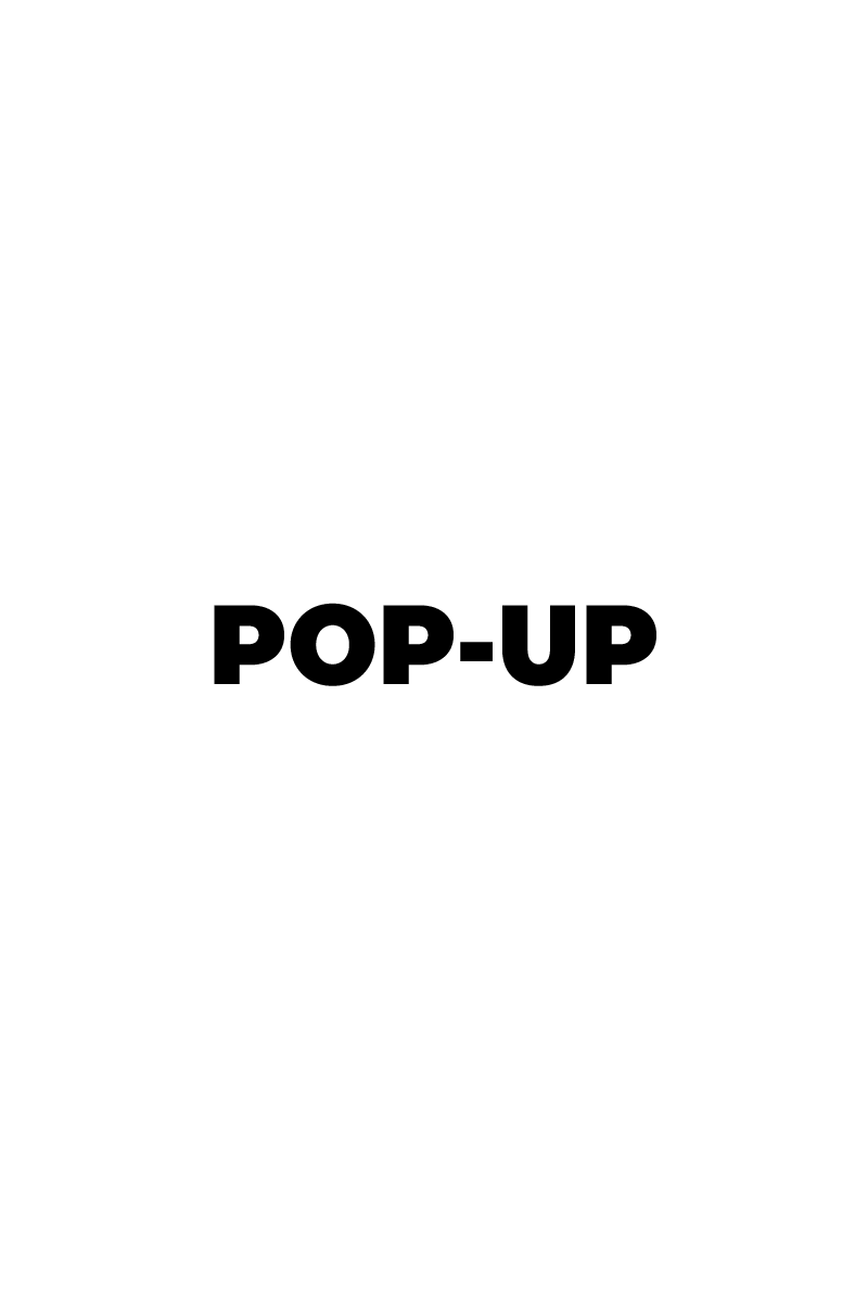 fashion company pop up event grafike