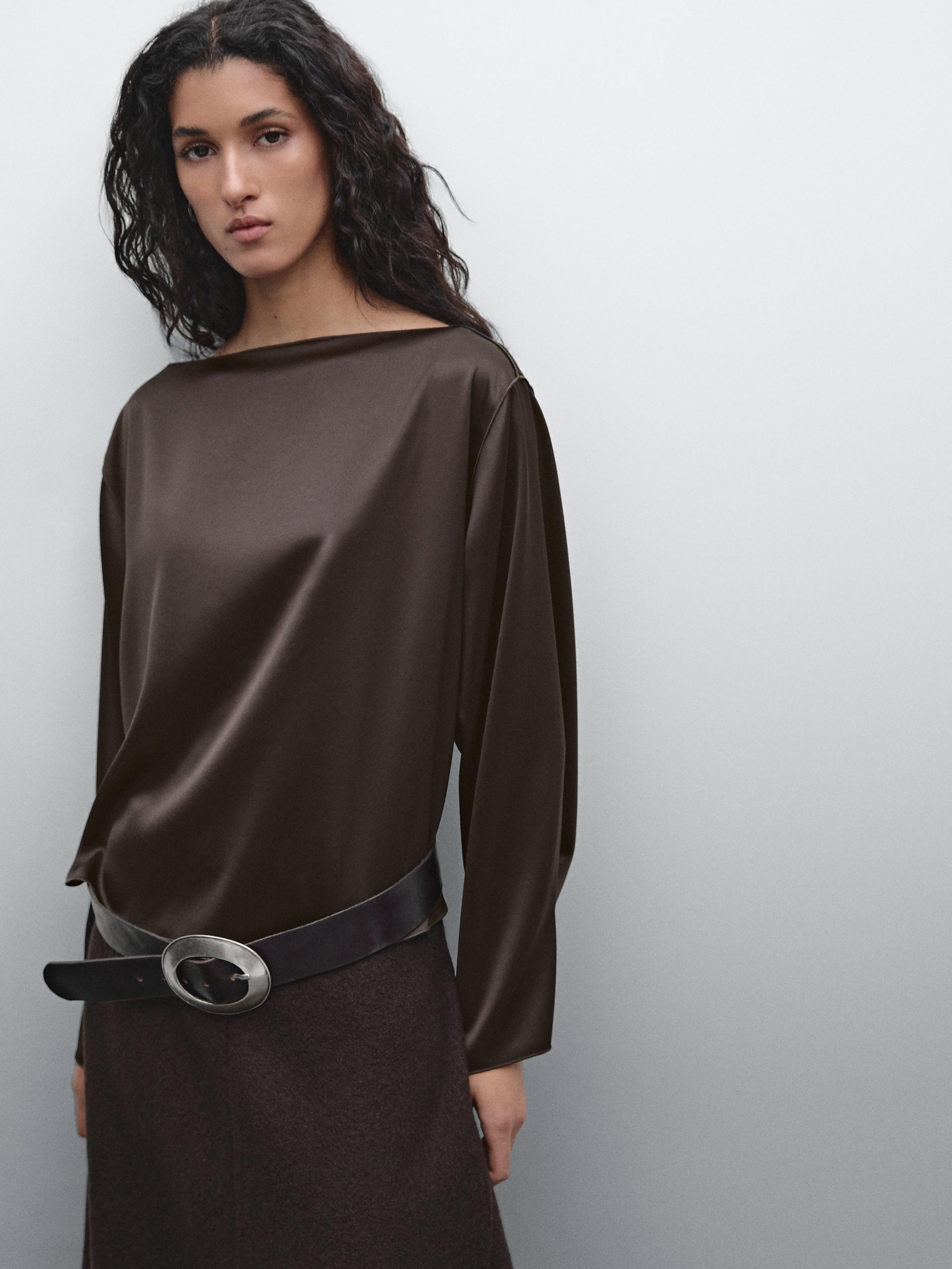inditex sniženje saten Massimo Dutti