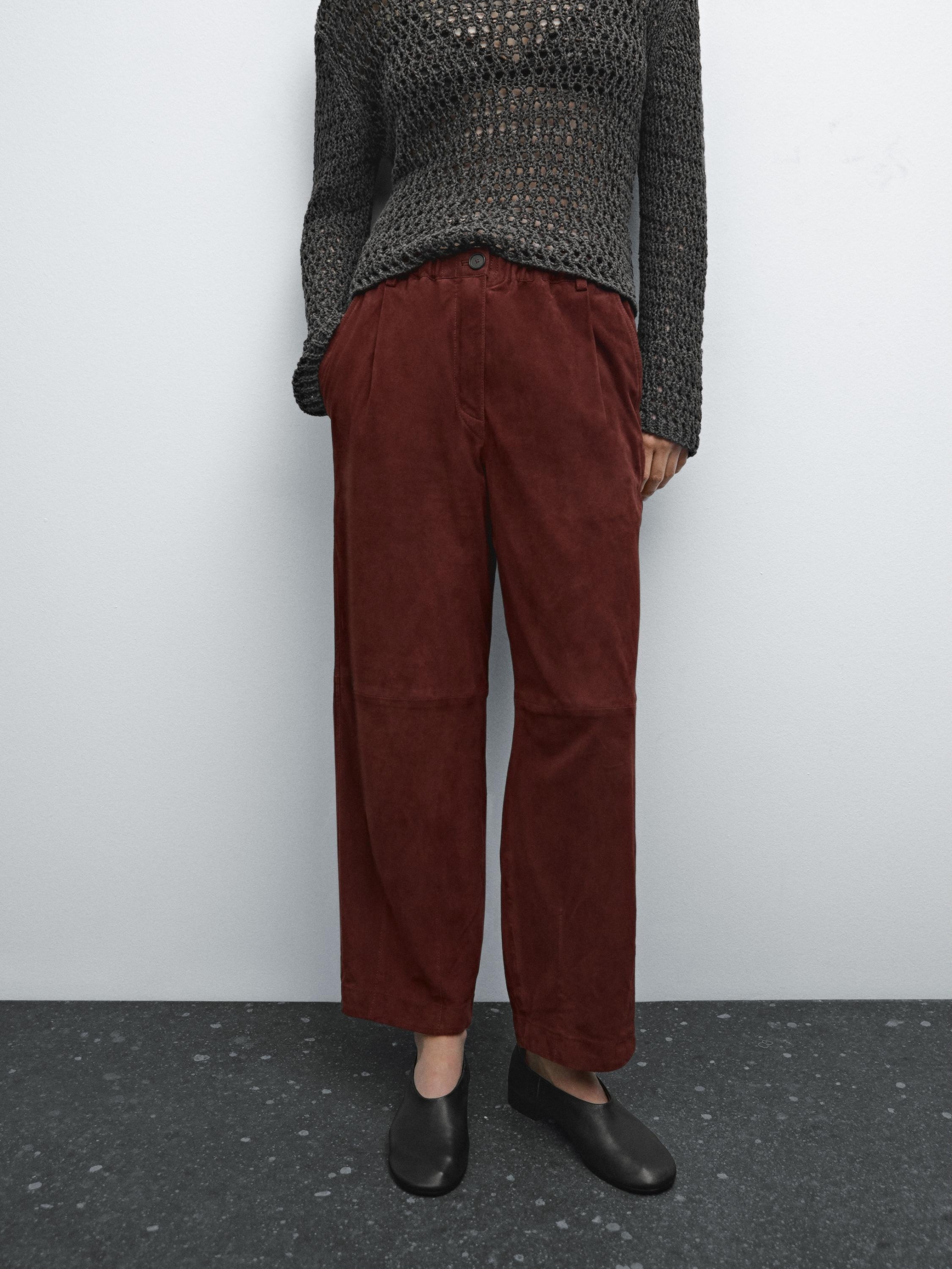 inditex sniženje suede Massimo Dutti