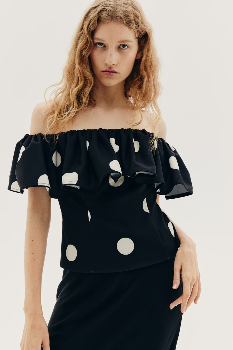 off the shoulder topići H&M