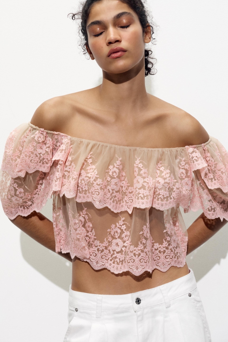 off the shoulder topići Zara