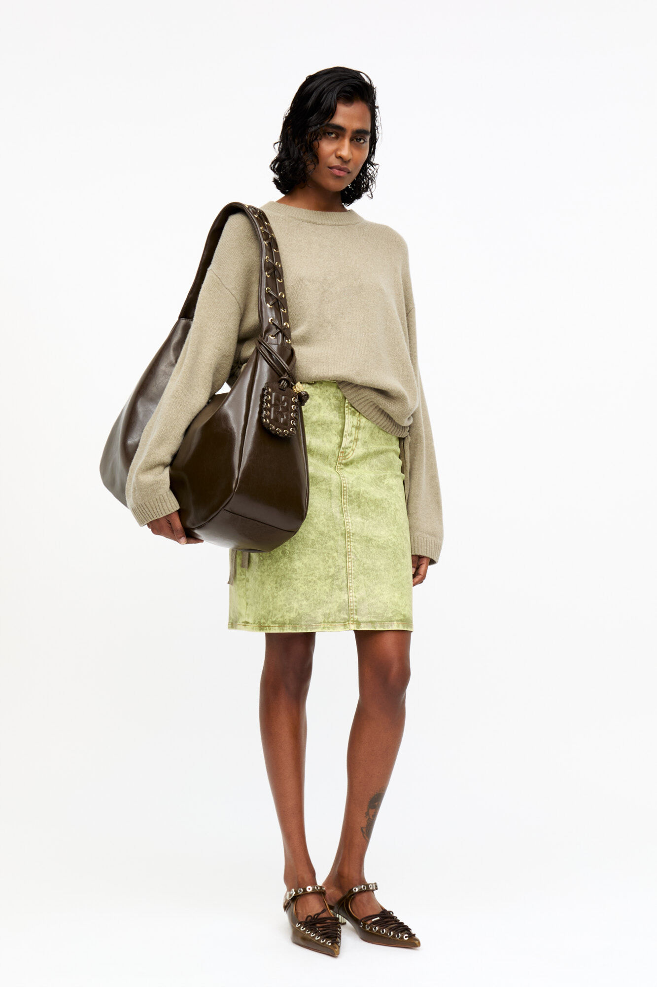 ganni hobo torba