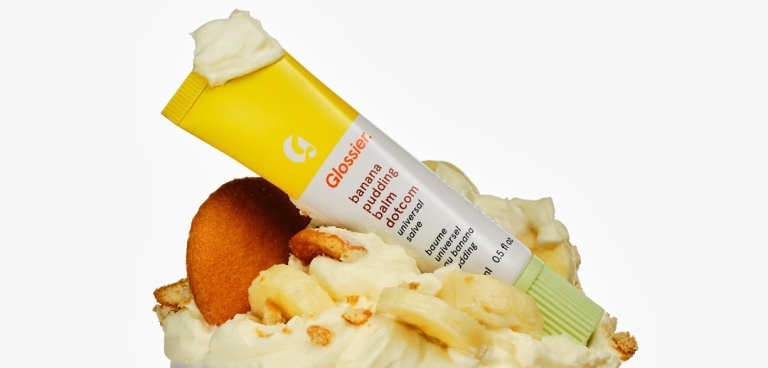 glossier banana pudding