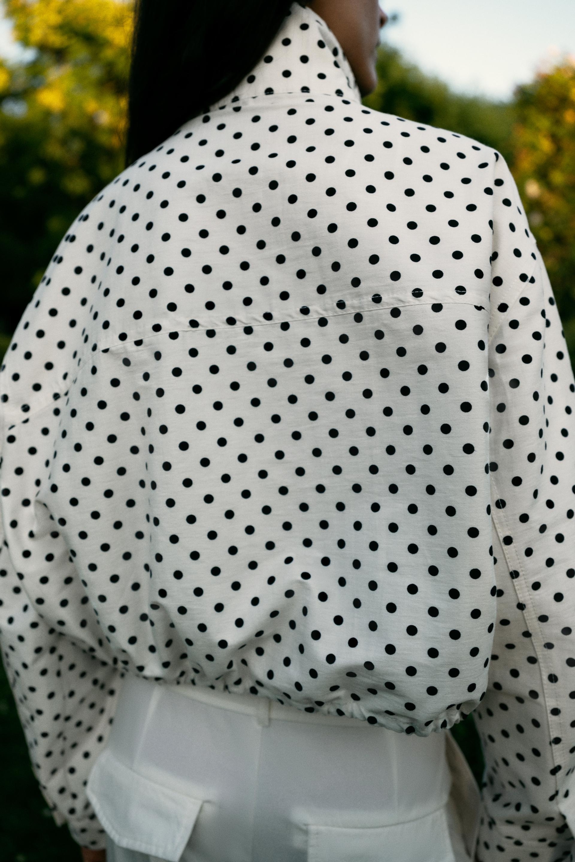 polka dot zara set