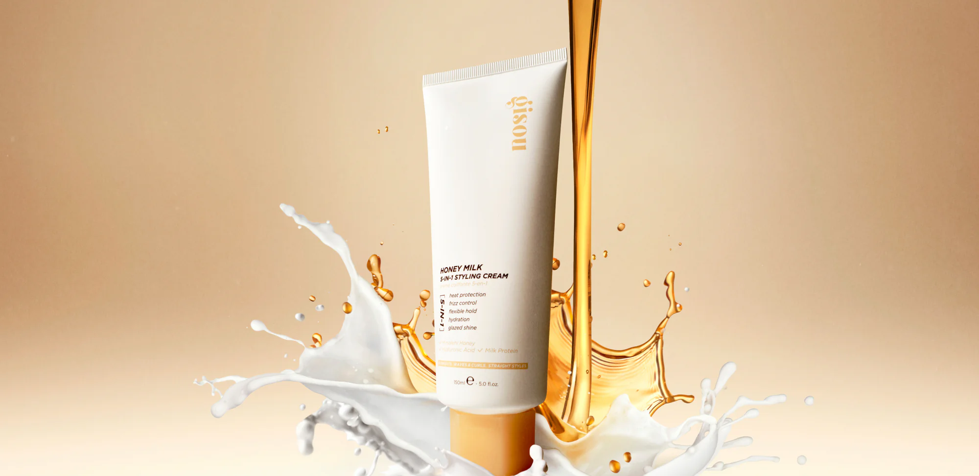 Gisou Honey Milk 5-in-1 Styling Cream