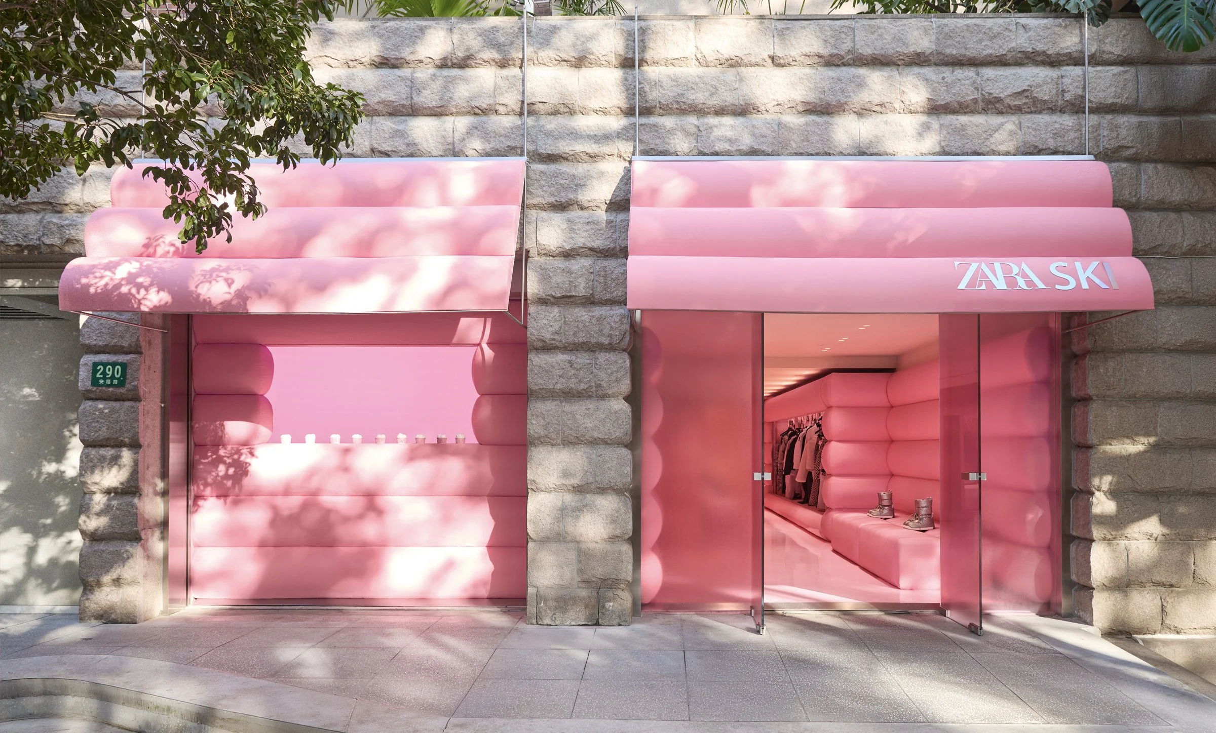 Zara Ski Pop-Up: Ružičasti koncept koji ne može ostati nezamijećen