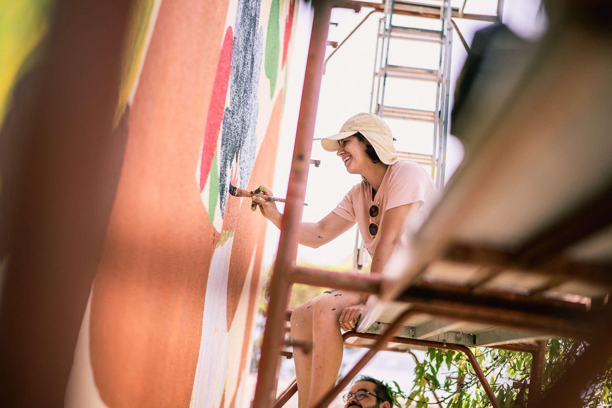 Umjetnica Land of Júlia napravila je mural na Graffitima na Gradele. Podružili smo se s njom