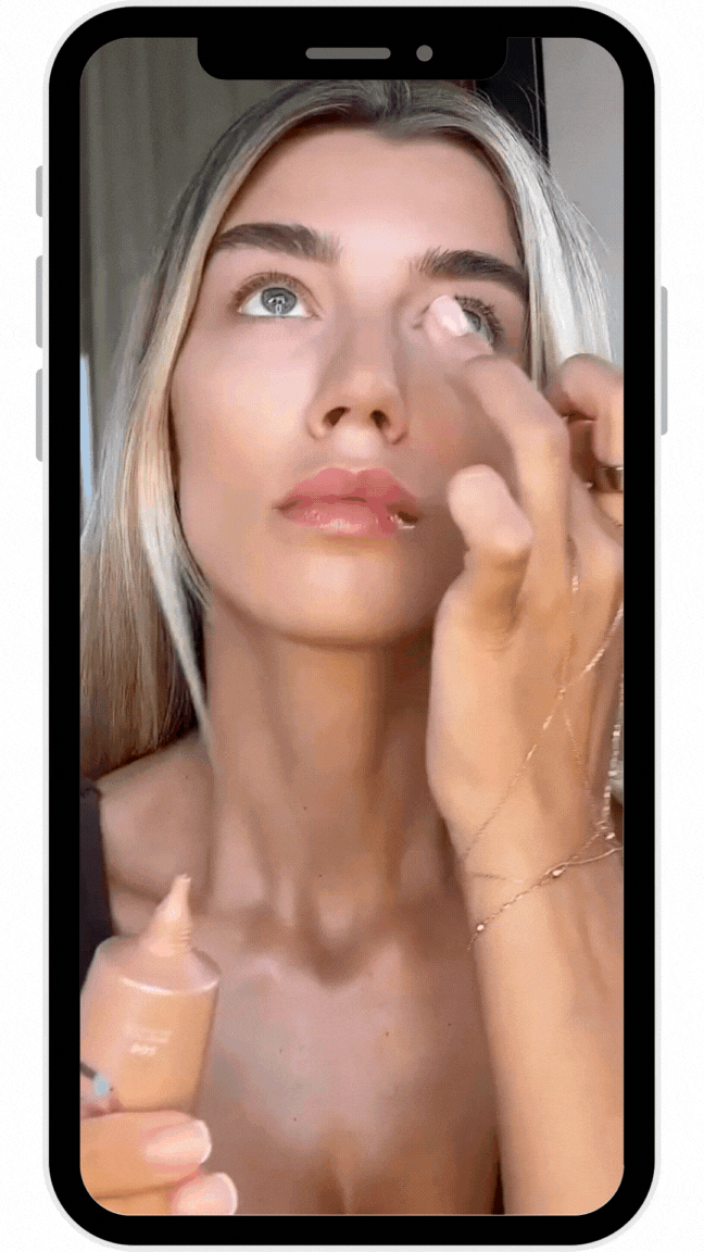 makeup look Mia Matić_korektor