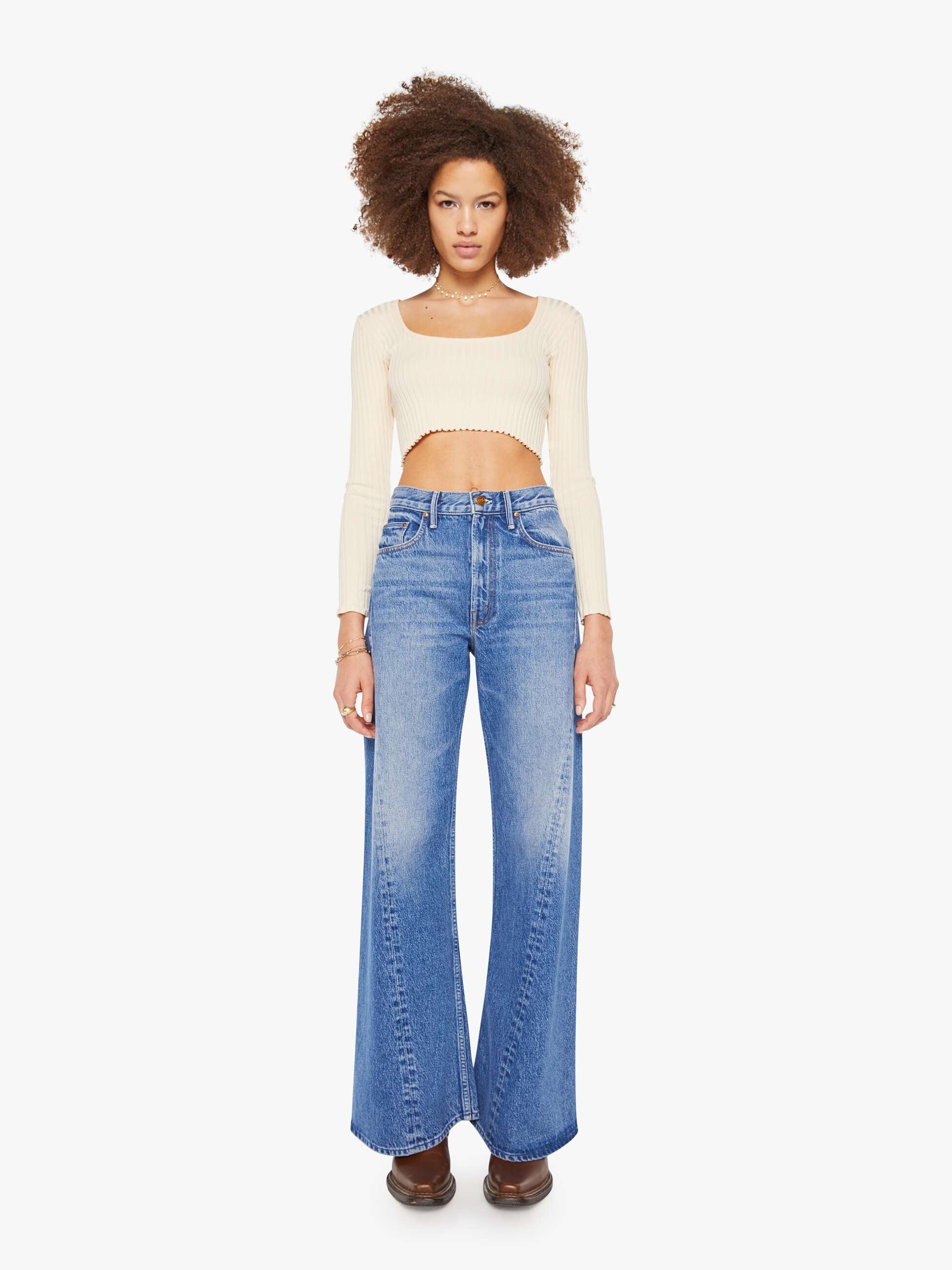 mother denim brend traperice