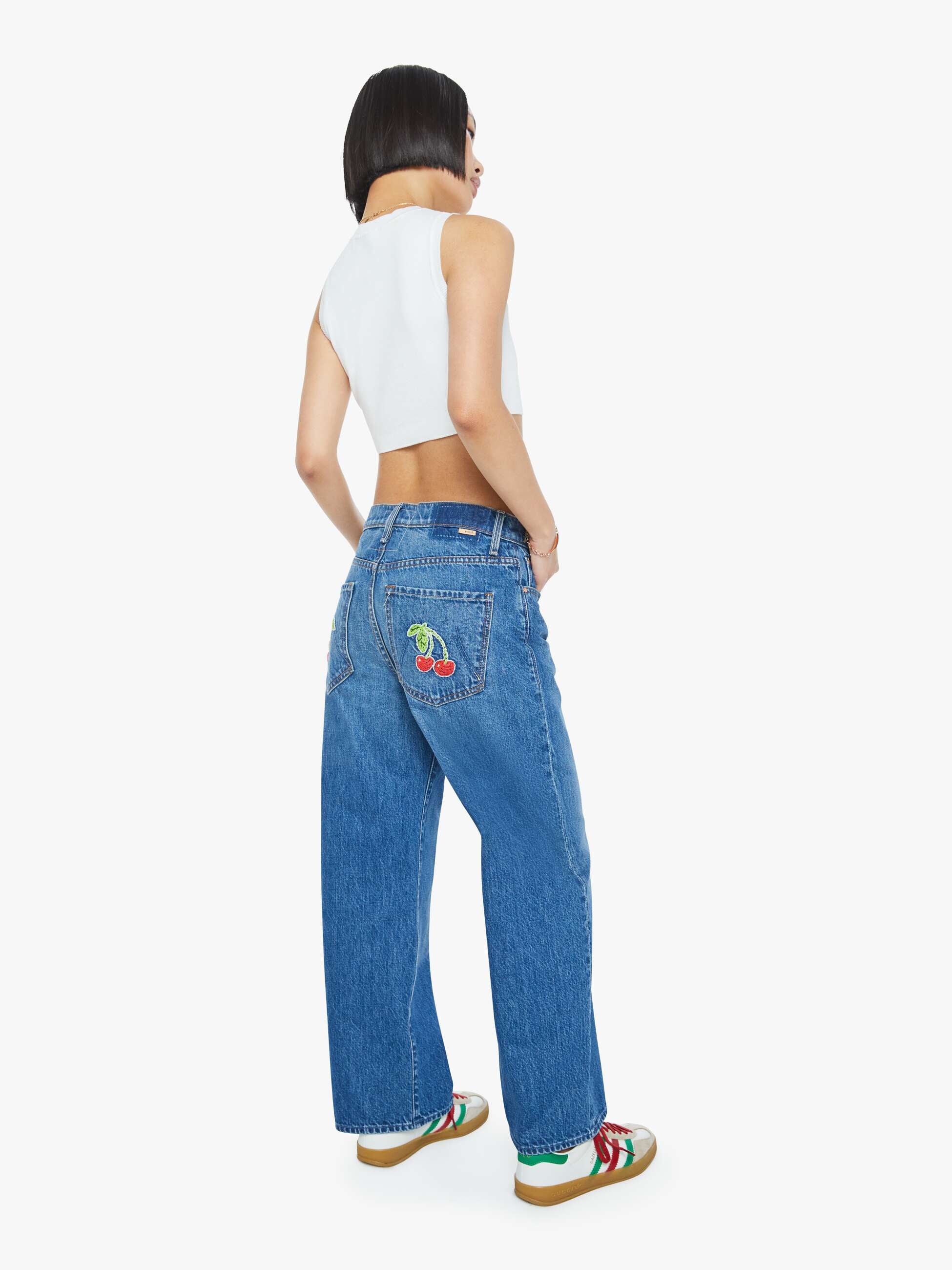 mother denim brend traperice