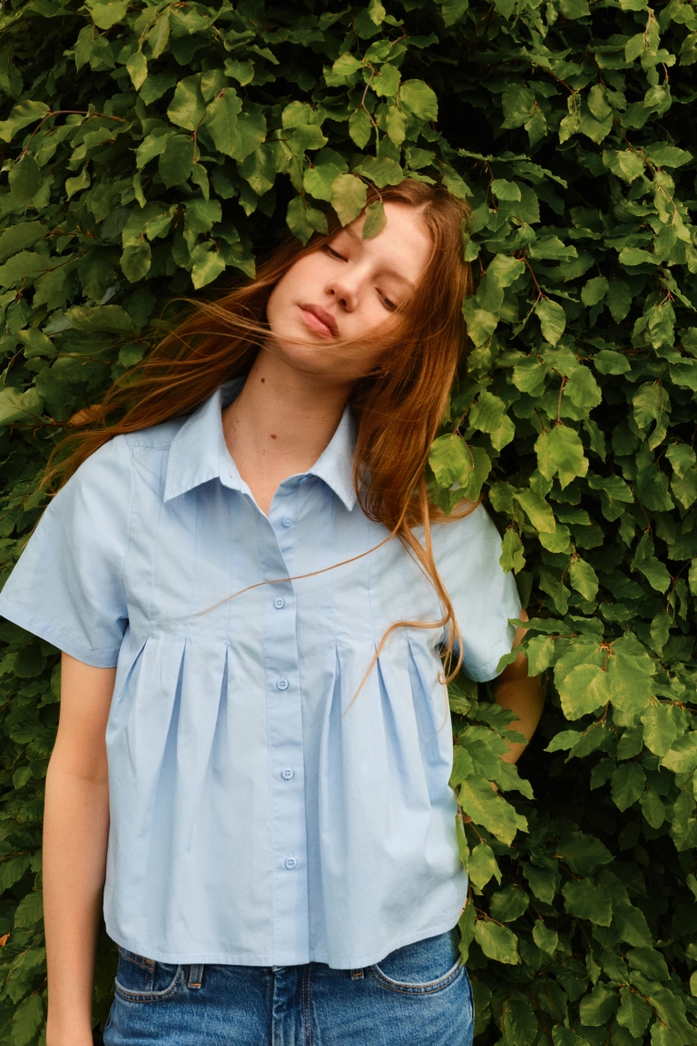 svijetlo plava boja modni trend H&M