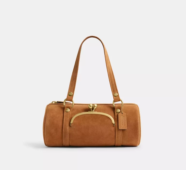 coach torba kisslock barrel