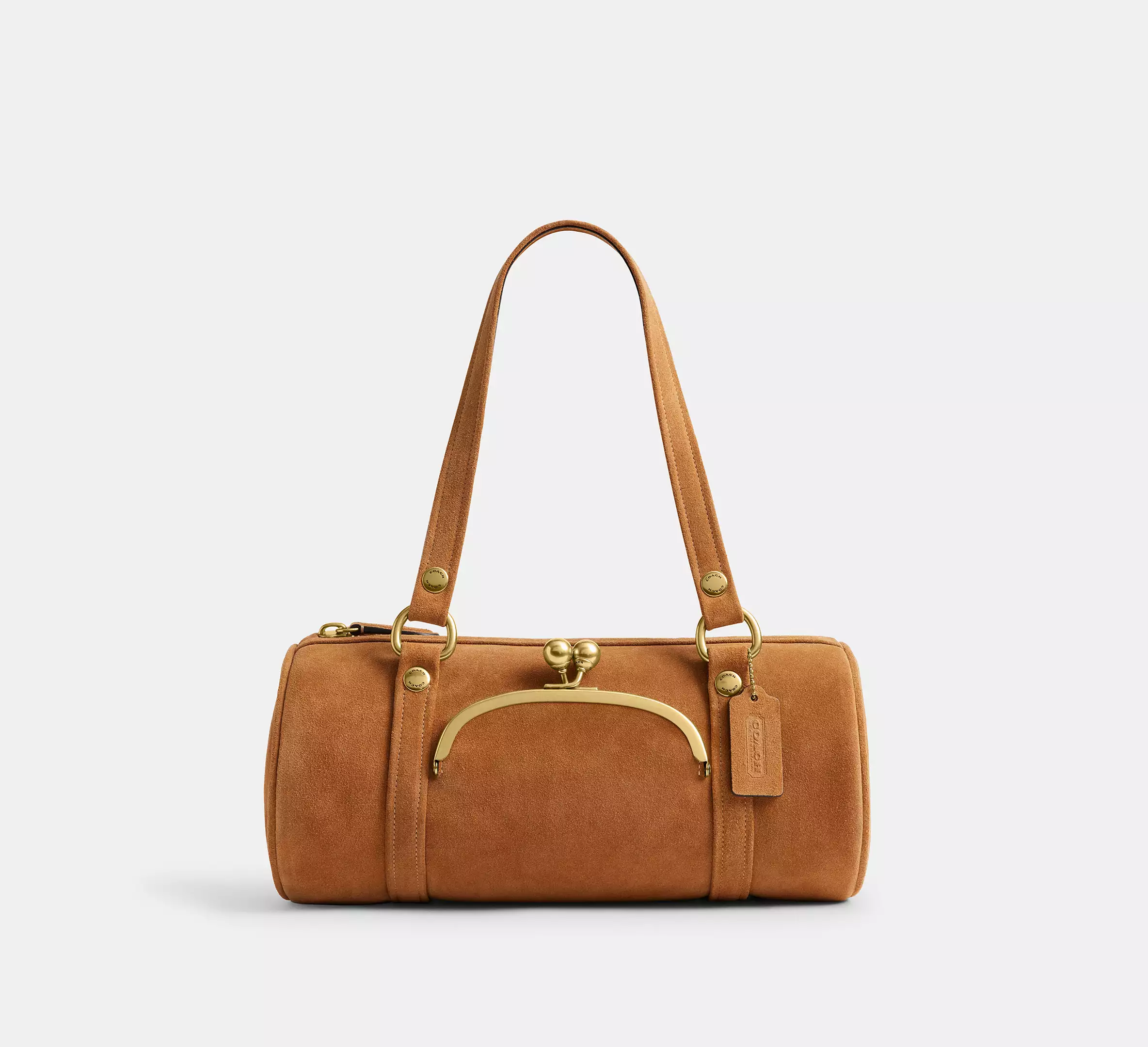 coach torba kisslock barrel
