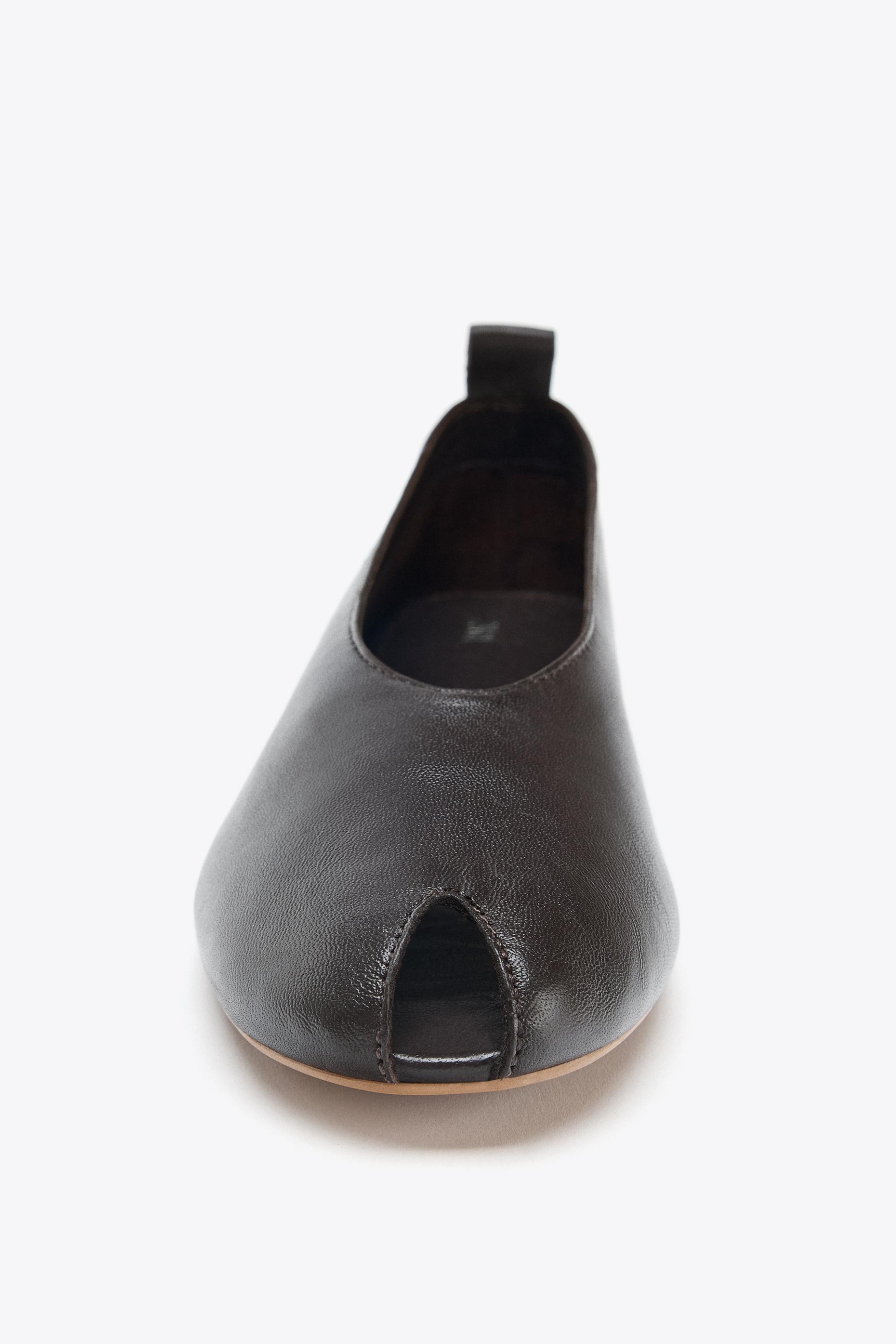 peep toe balerinke
