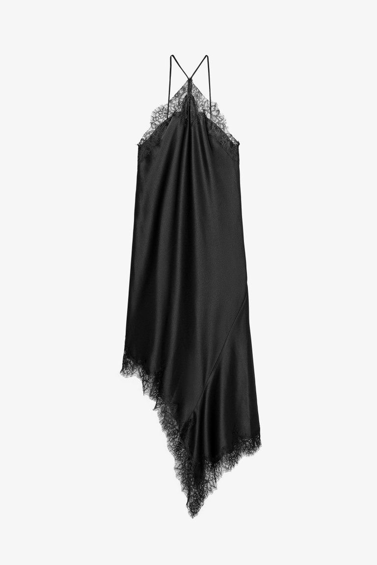 slip haljina s čipkom Zara
