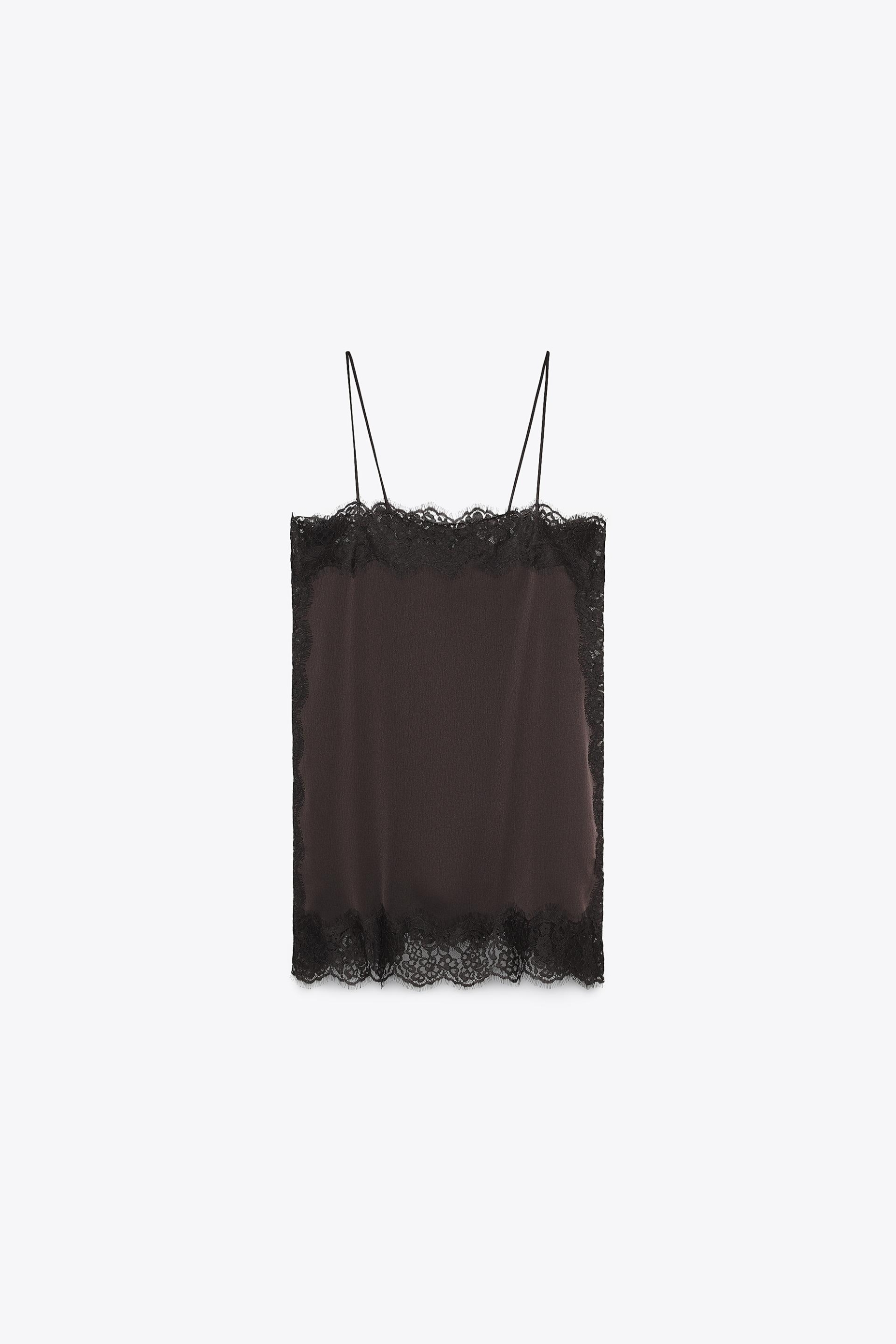 top s čipkom Zara