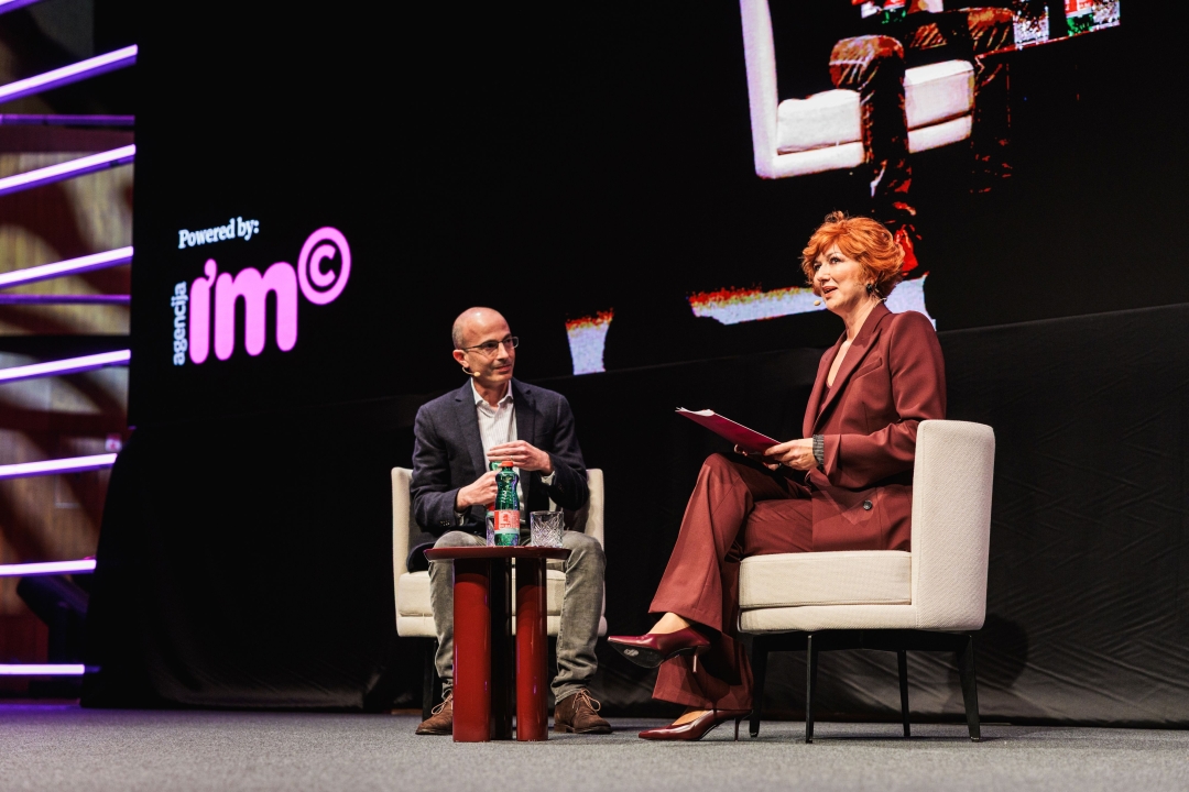 Yuval Noah Harari i prof. dr. Marijana Grbeša