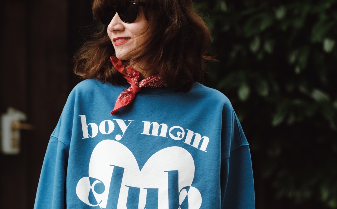 LFP collection Ana Bacinger Boy Mom Club Sweatshirt