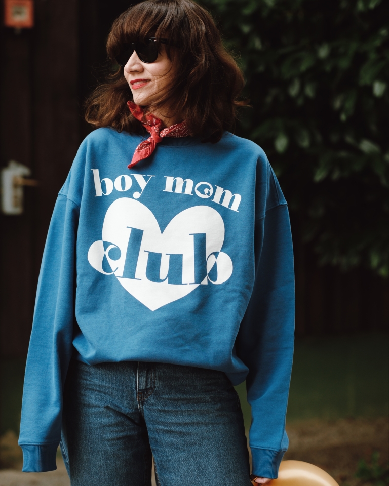 LFP collection Ana Bacinger Boy Mom Club Sweatshirt