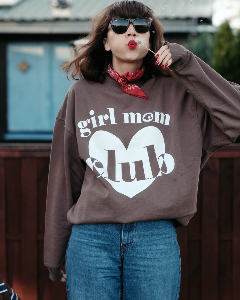 LFP collection Ana Bacinger Girl Mom Club Sweatshirt