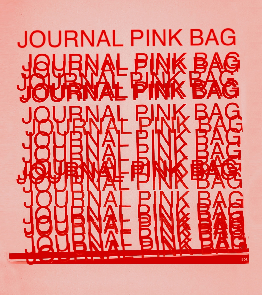Journal Pink Bag
