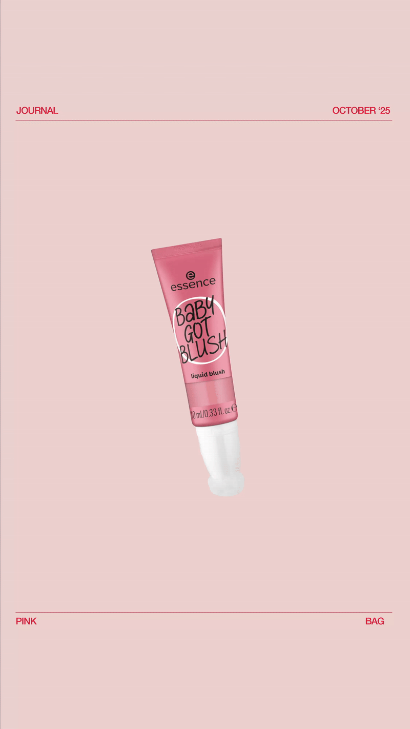 journal pink bag blush