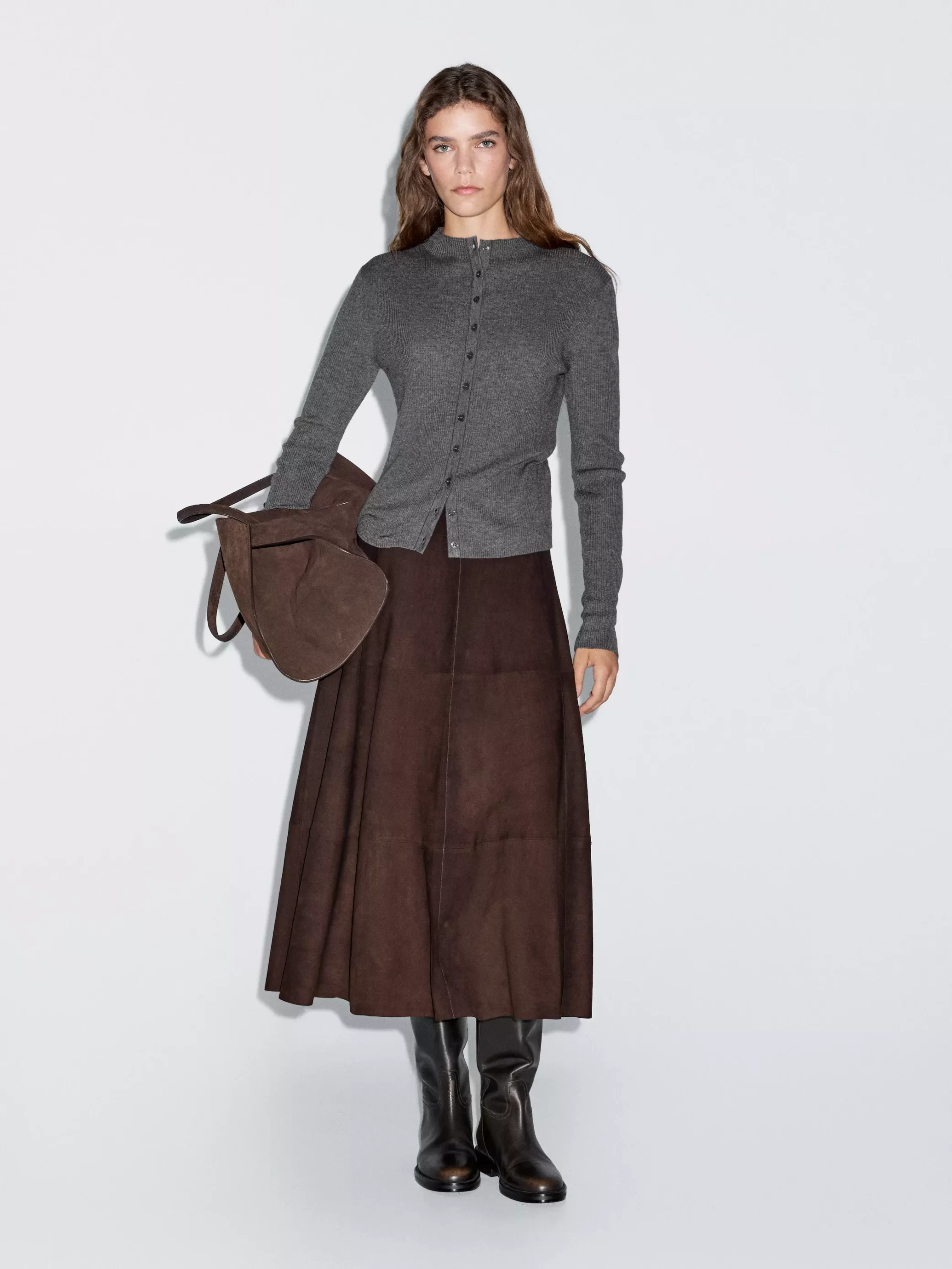 kardigani s visokim ovratnikom Massimo Dutti