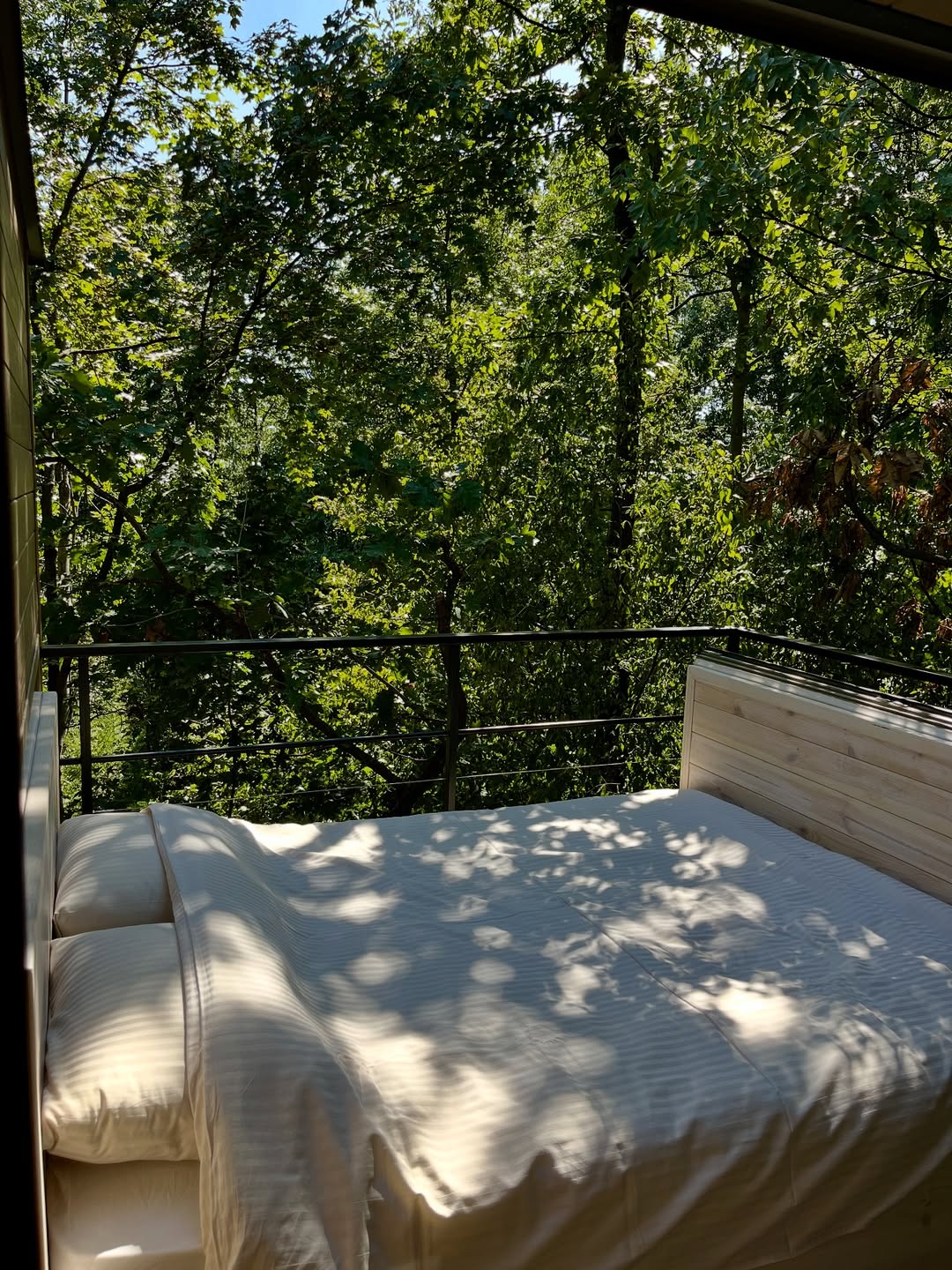 Odmor u prirodi s malim zaokretom. Krevet na kotačiće glavna je zvijezda ove viralne kućice na drvetu