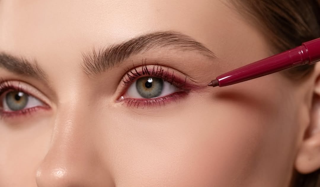 Bordo je i dalje jedna od omiljenih nijansi u beauty svijetu, a ova olovka za oči podiže svaki look